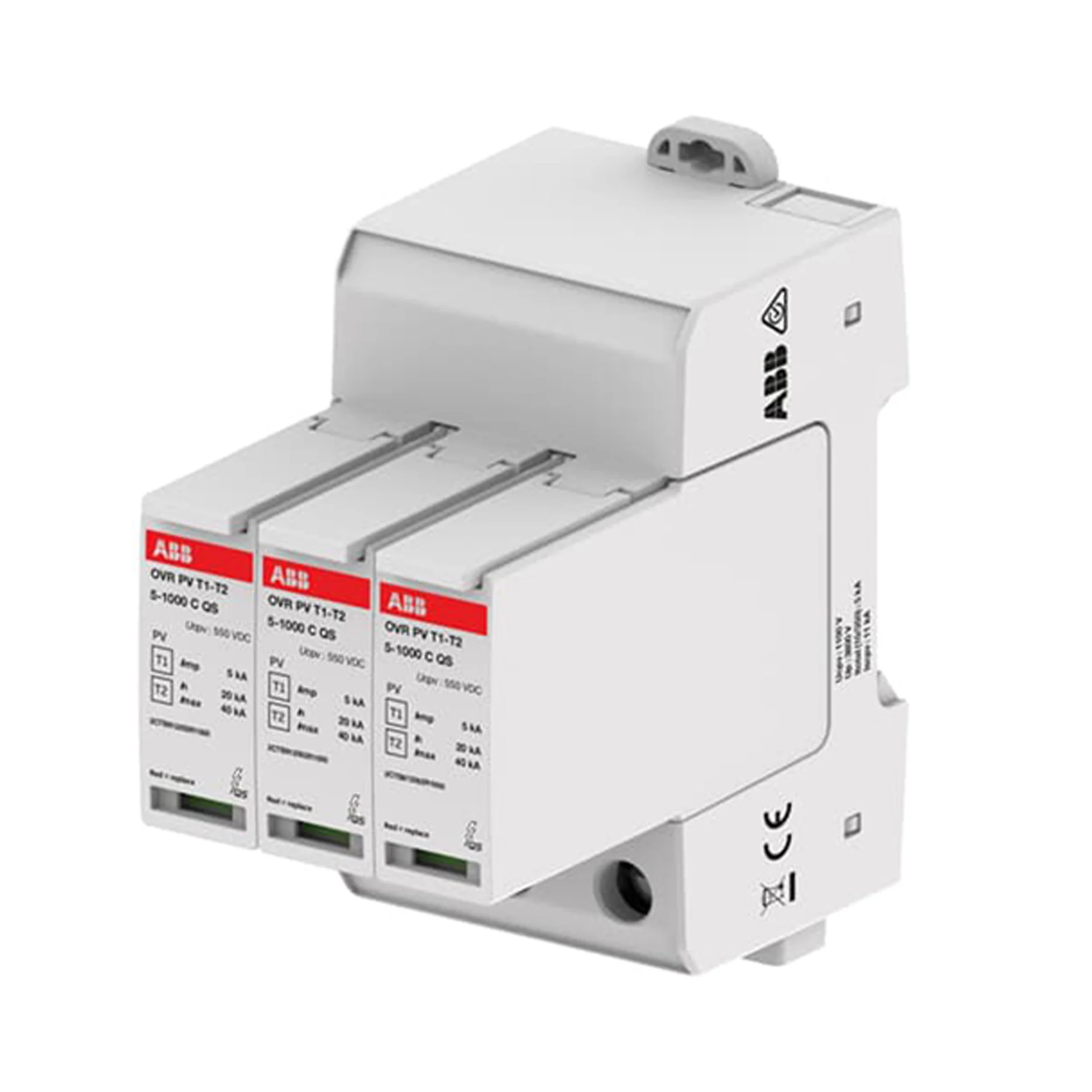 ABB Ogranicznik przepięć DC OVR PV T1-T2 5-1000 P QS, 3P - Panele ...